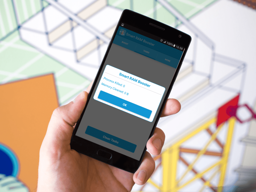 Aplicativo para limpeza do celular
