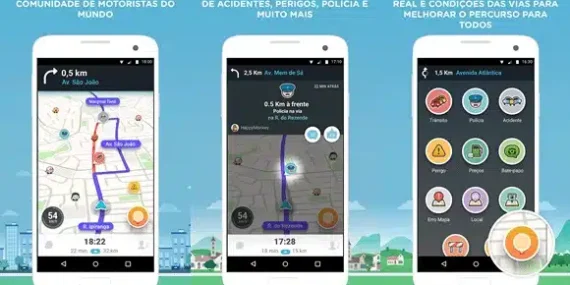 Aplicativos mais usados para detectar radar