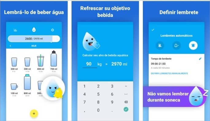 lembrar de beber água