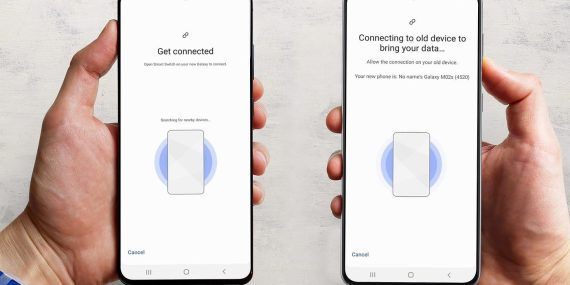 Aplicativo para transferir dados de um celular para outro
