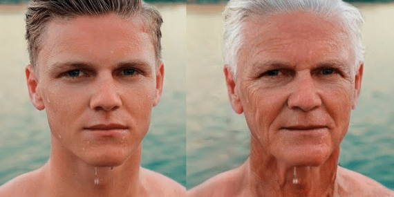 App de envelhecimento grátis