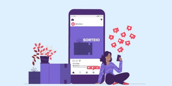 Aplicativo para sorteio no Instagram